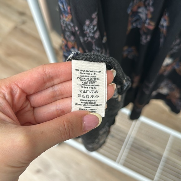 Free People Floral Tree Swing Tunic Dress with Keyhole Neckline - Picture 8 of 8